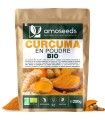 Curcuma Bio en poudre Amoseeds - 250g