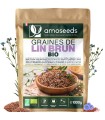 Graines de Lin Brun Bio Amoseeds - 1Kg